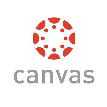 Canvas logo with red circular design